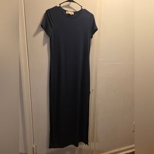 Elegant Navy Blue Maxi Dress